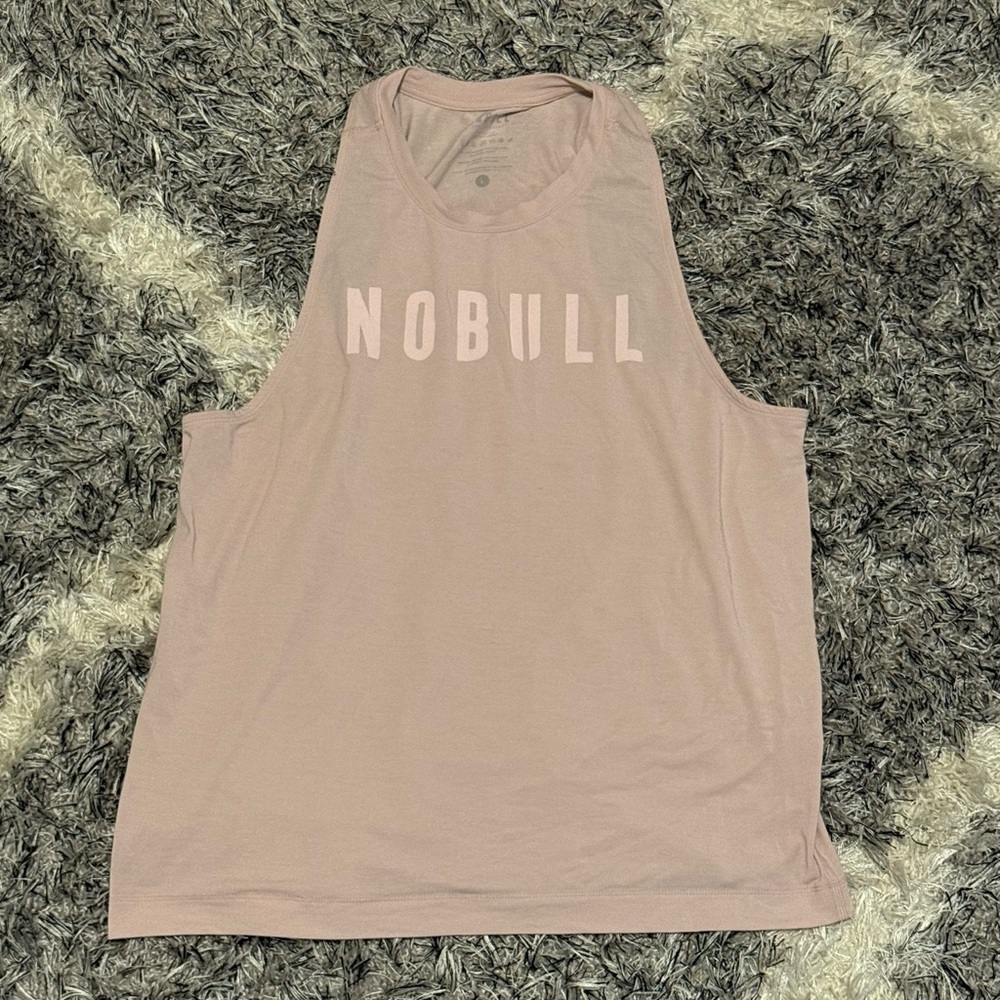 NOBULL Women's high neck tank - blush pink